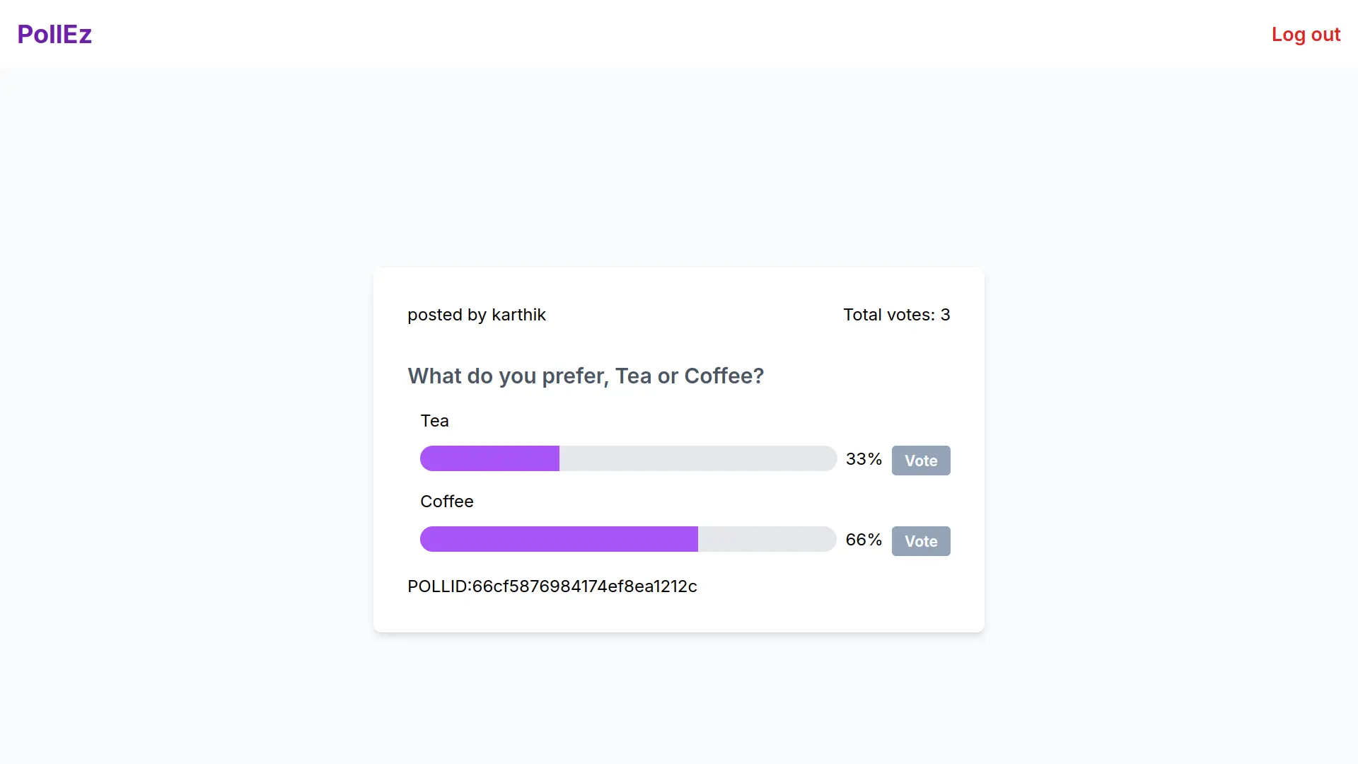Real-time Polling Application